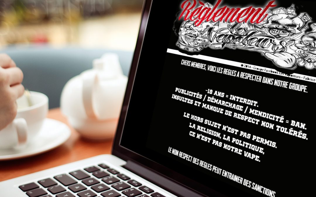 Groupe Facebook les vapoteurs