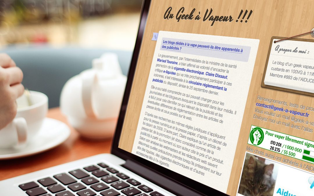 blog info vape Le Geek à Vapeur