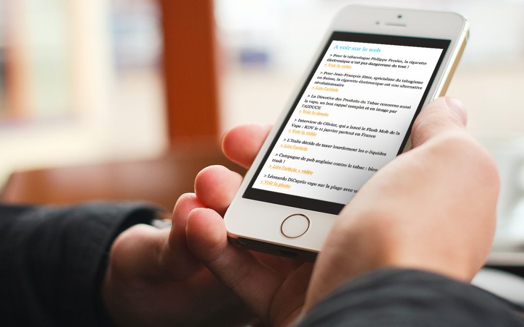 Info par email avec vap news