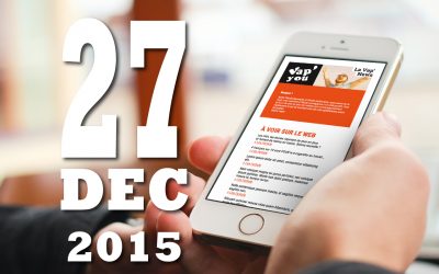 Vap&rsquo;News : 27 décembre 2015