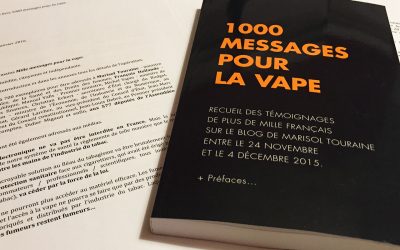 1000 messages pour la vape : la lettre aux députés