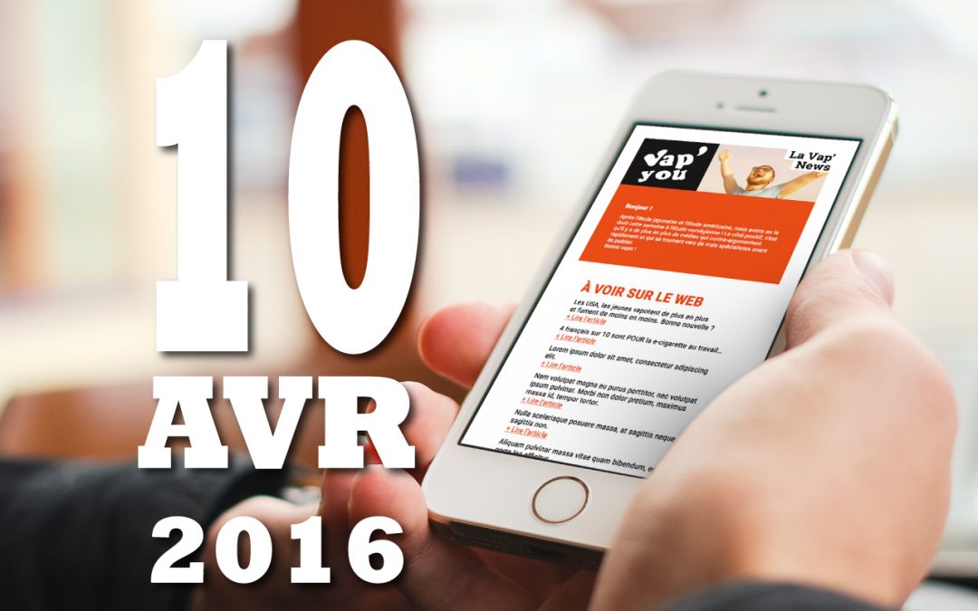 La vape au ministère de la santé