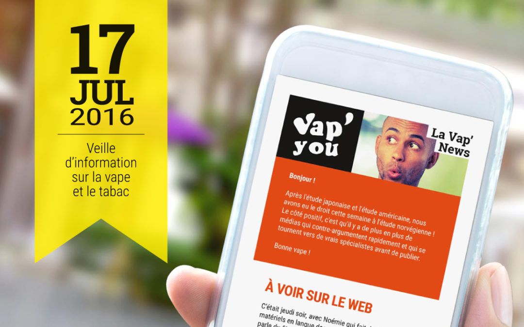 polémique sur la vape en Suisse et mensonge d'Etat au luxembourg