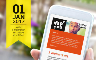 Vap&rsquo;news : 1er janvier 2017