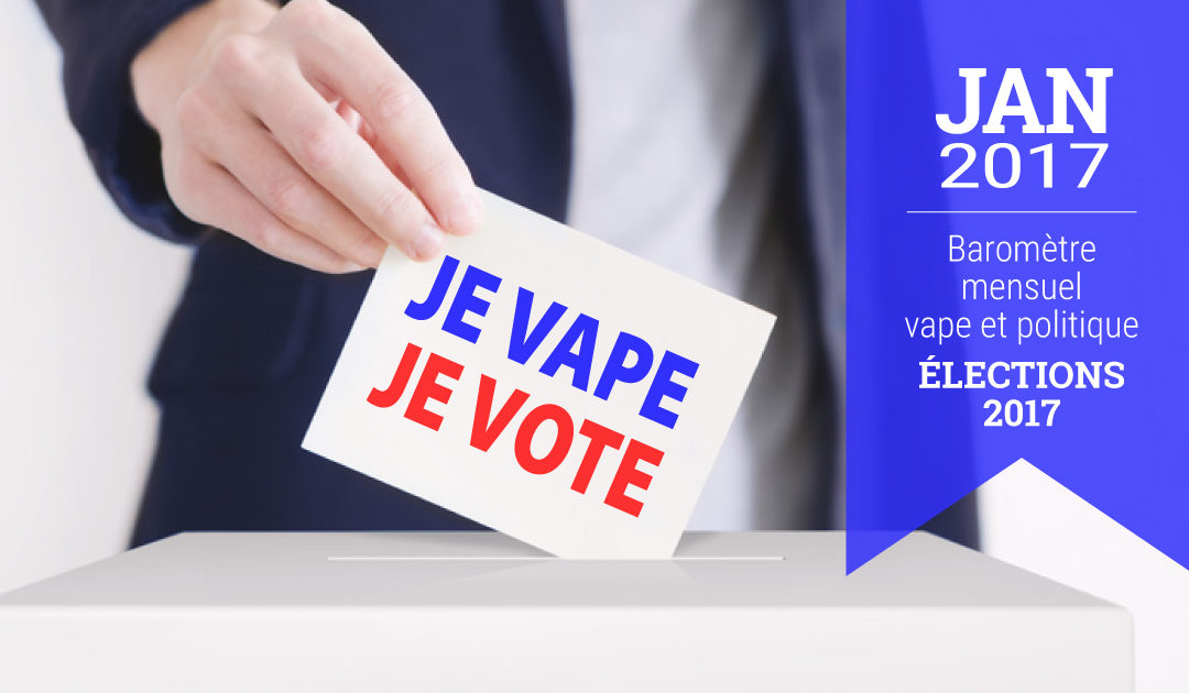 Le baromètre vape et politique sur les candidats à l'élection présidentielle