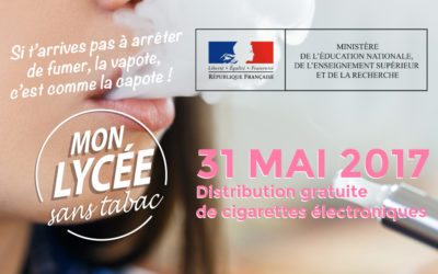 Distribution gratuite de cigarettes électroniques dans tous les lycées de France !