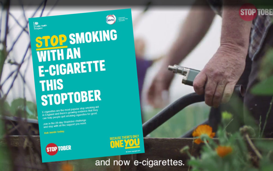 Avec la vape au cœur du STOPTOBER, les britanniques sauvent les fumeurs
