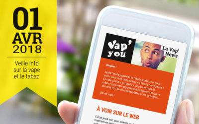 Vap&rsquo;News : 1er avril 2018