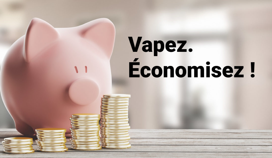 Vaper coûte moins cher que fumer
