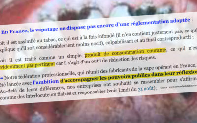 La vape ne doit plus être un produit de consommation courante ?