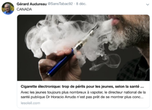 Fake news vape par Gérard Audureau