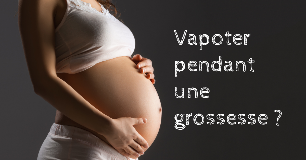 Grossesse, vapotage, nouvelle étude très rassurante pour maman et bébé