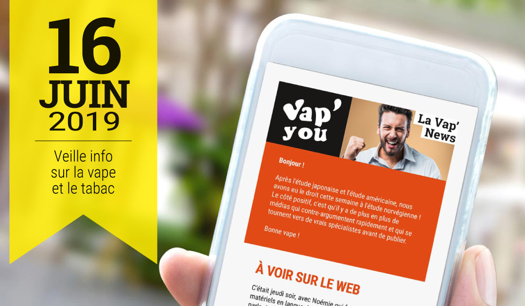Vap news vapotage jeunes tabagisme