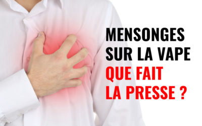 Vapotage et crise cardiaque, le mensonge dont la presse ne parle pas (plus)…