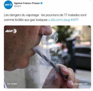 AFP désinformation anti-vape