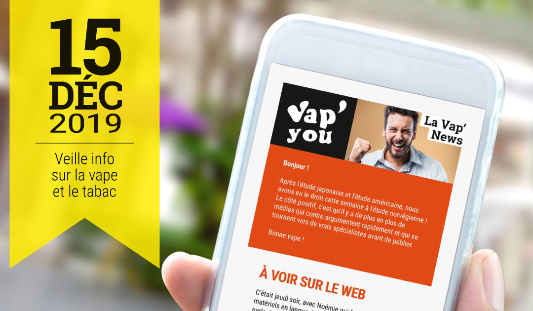 Communiqué de l'Académie de médecine sur le vapotage