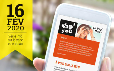 Vap&rsquo;News : 16 février 2019