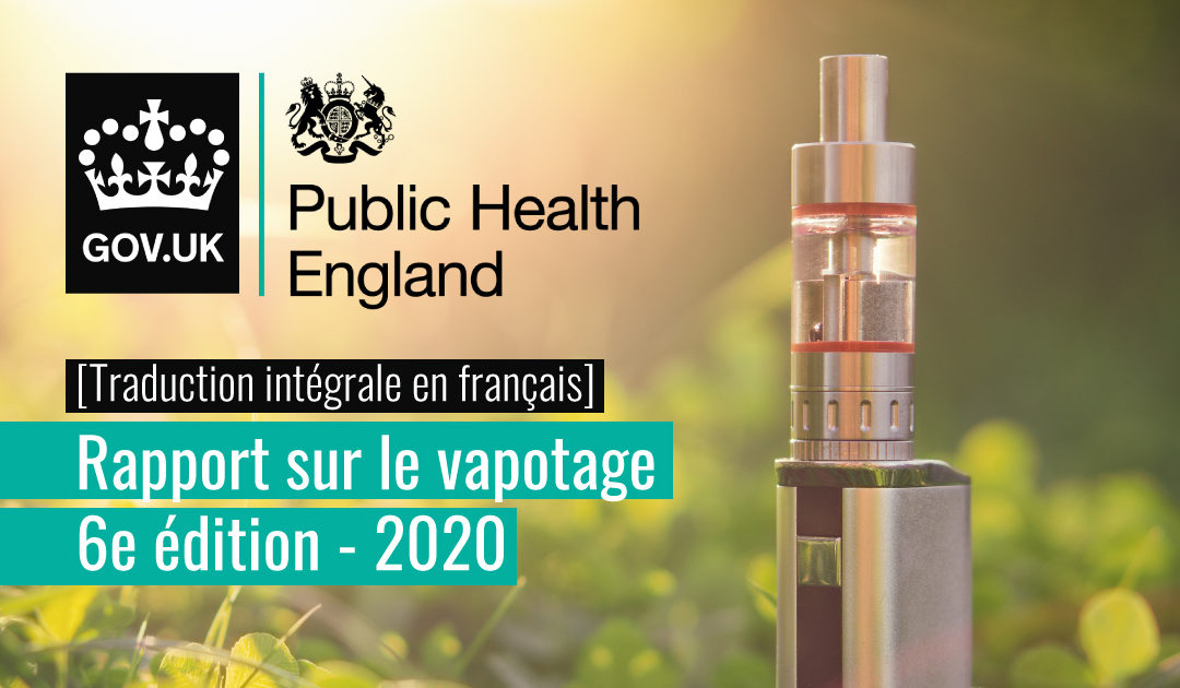 Rapport 2020 du PHE sur le vapotage - 6e édition