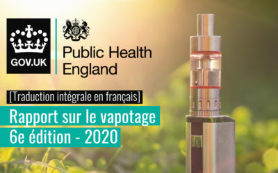 Mise à jour 2020 du rapport sur la vape en Angleterre par le Public Health England (PHE)