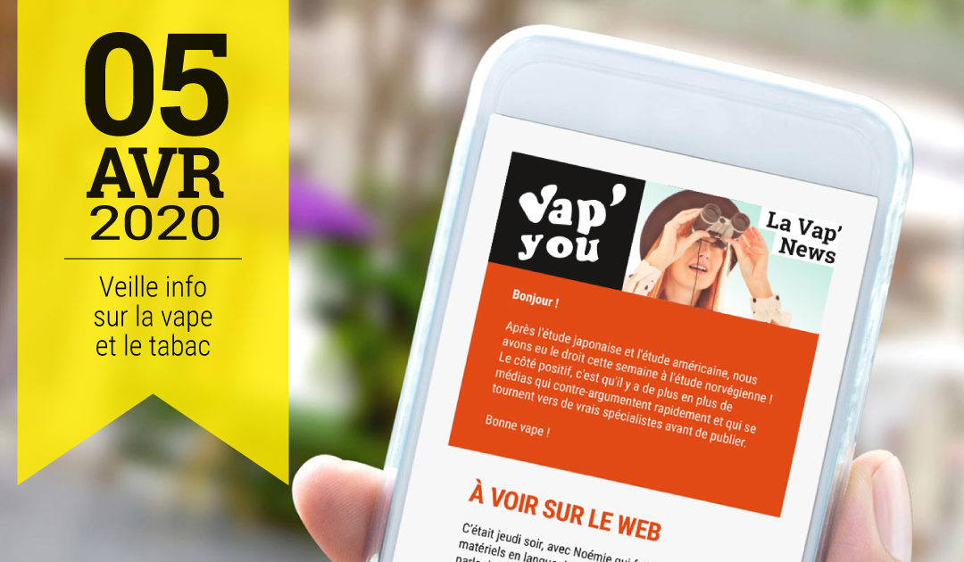 Vape news info sur la vape, nicotine et covid-19