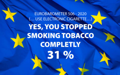 Eurobaromètre 2020 : l’impact visible de la vape sur la baisse du nombre de fumeurs
