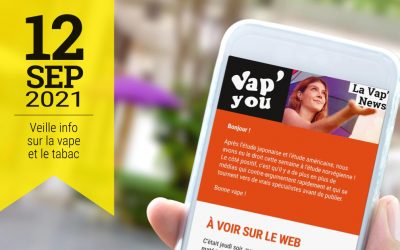 Vap&rsquo;News : 12 septembre 2021