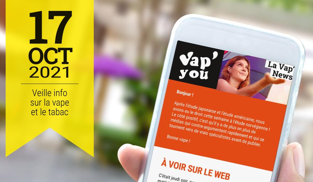 vapotage OMS et anti-tabac