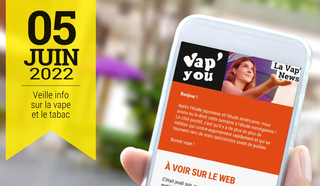 Propagande anti-vape pour la journée mondiale sans tabac