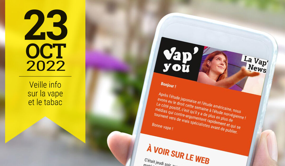 manipulation de l'opinion sur la vape et le tabagisme